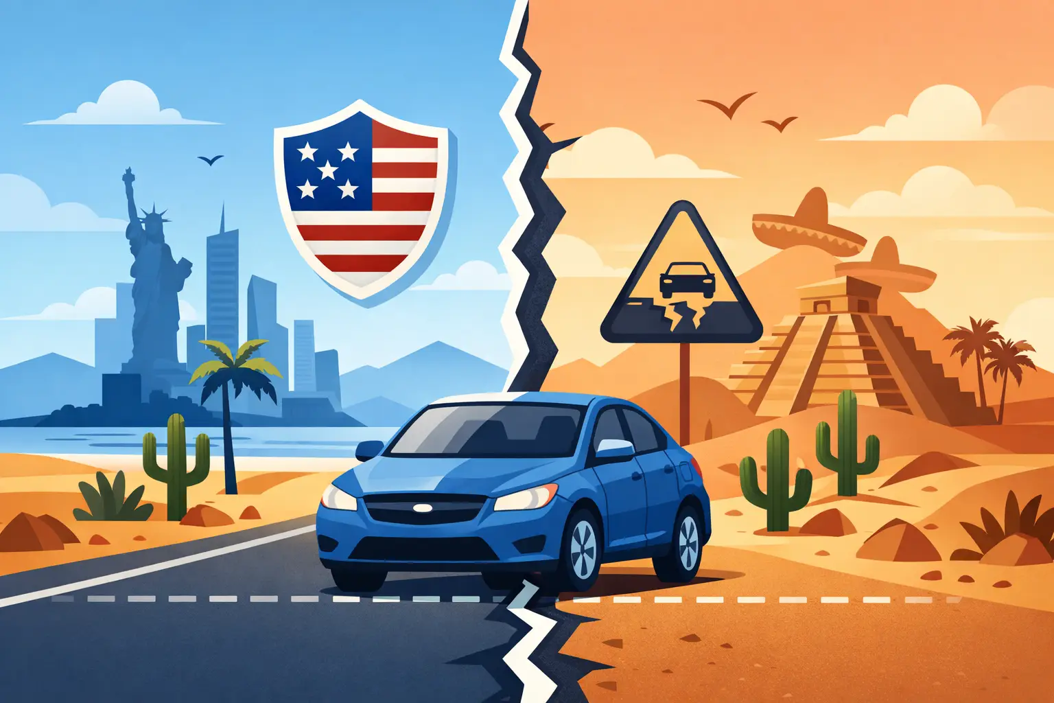 Does US Car Insurance Cover Mexico? Usually Not