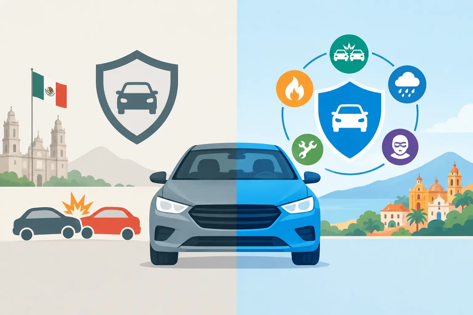 Mexican Liability Versus Full Coverage Explained