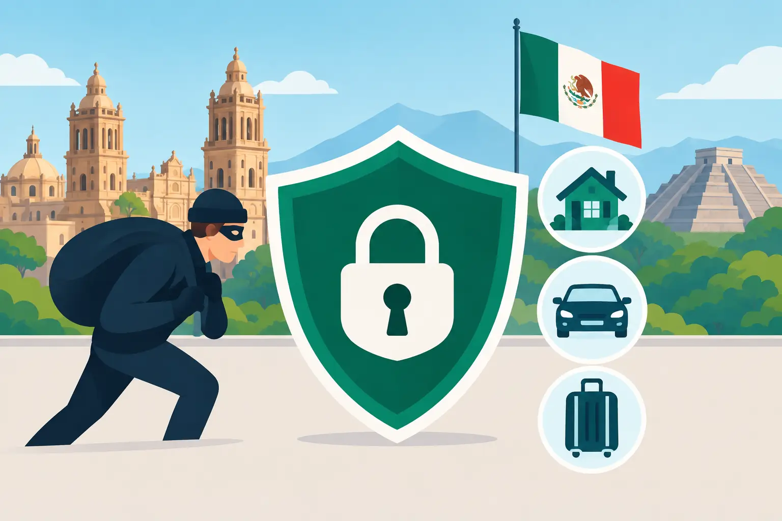Which Mexico Policies Cover Theft Protection?