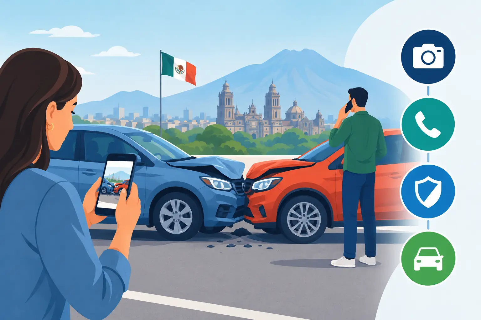Mexico Collision Reporting: What Drivers Do Next