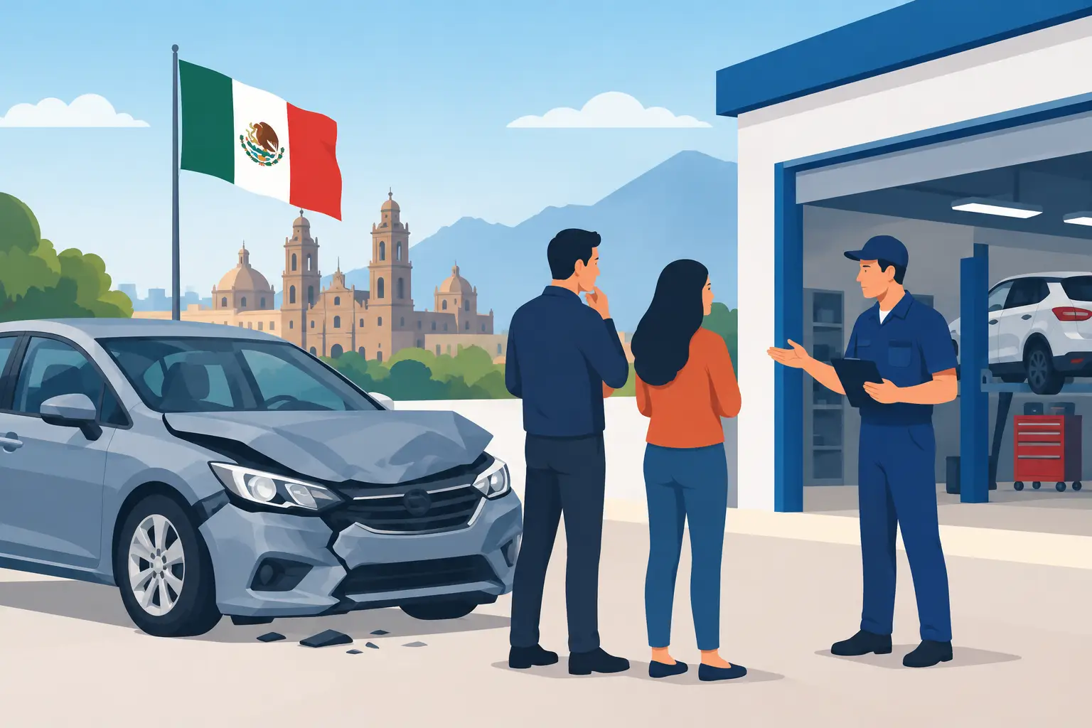 Mexico Repair Choices After a Vehicle Accident