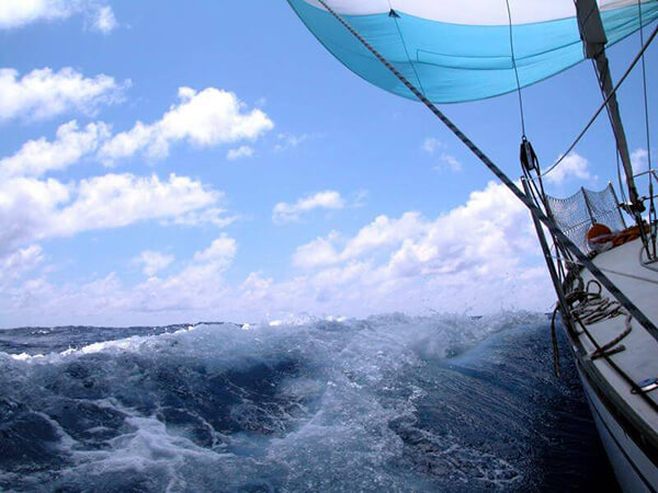 Sailing boat in Mexico